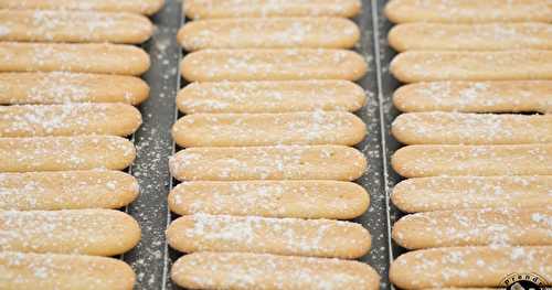 Boudoirs (biscuits à la cuillère) sans gluten