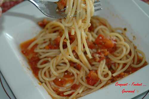 Spaghetti à la napolitaine