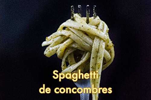 Spaghetti de concombres, crevettes au poivre Sichuan - Recette Sichuan