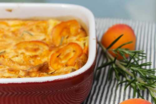 Clafoutis aux abricots -2 sp Weight Watchers