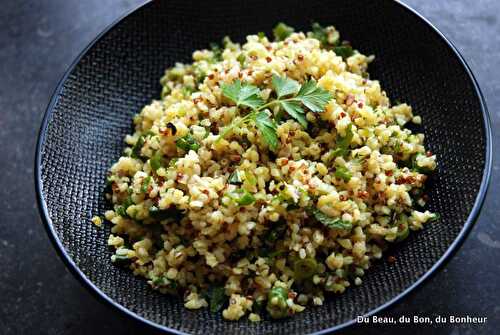 Taboulé de boulgour et quinoa