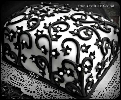 Gâteau black and white pour la fête des pères