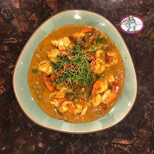 Curry panang aux crevettes