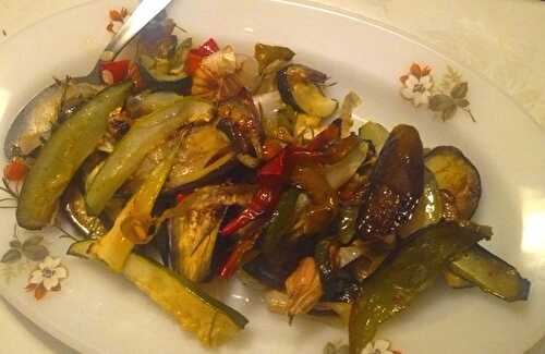 Escalivada catalane, légumes du soleil rôtis au four