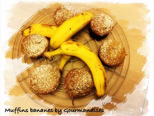 Muffins banane ( 155 cal/ par muffin)