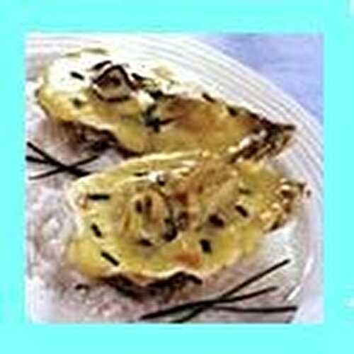 Huîtres gratinées au beurre blanc - Gourmandises-zen