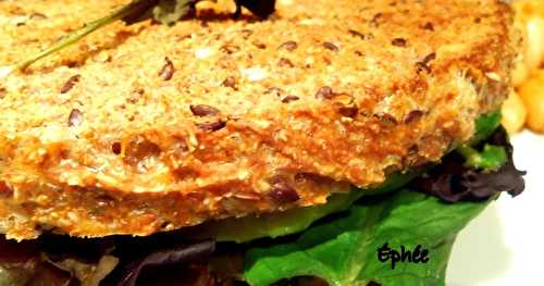 Grilled cheese avocat-tempeh