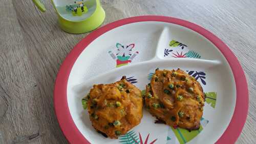 Cookies moelleux carottes – petits pois (9 mois)