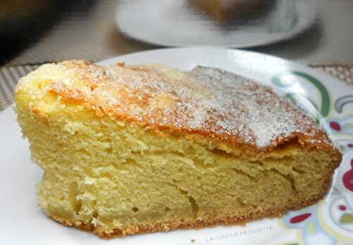 Gâteau moelleux à la fleur d'oranger - la cuisine de josette