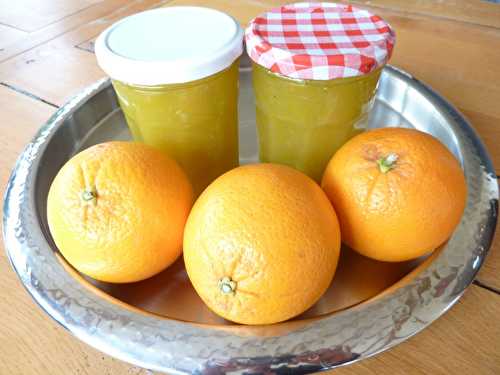 Recette - Confiture rhubarbe- agrumes