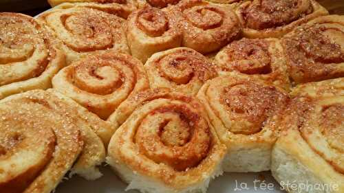 Kanelbulle ou Cinnamon rolls: brioches roulées à la cannelle