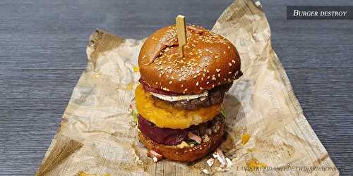 le Destroy burger - Barlou burger -Pontoise - Seth Gueko