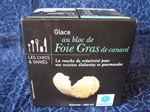Crème glacée Foie gras Picard