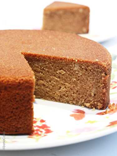 Recette de gâteau à l'amande végétalien pour pâte à sucre- Féerie Cake