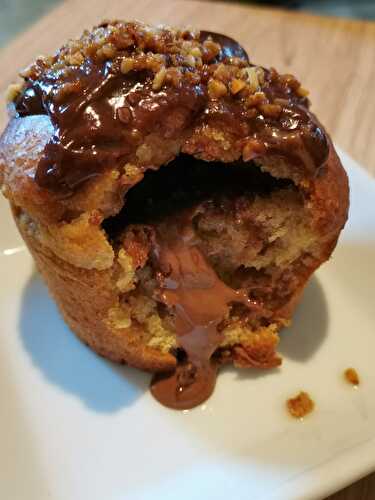 Muffin healthy  noisette praliné