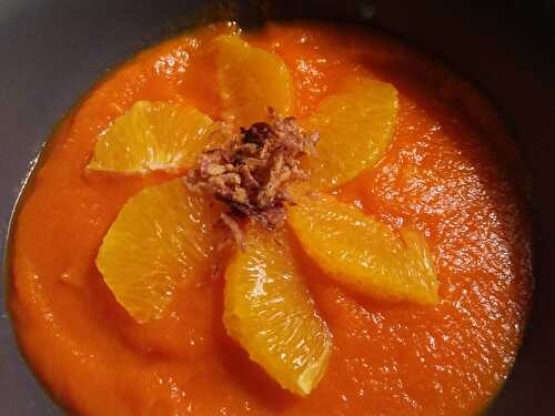 Pas de saison pour la soupe de carotte à l'orange