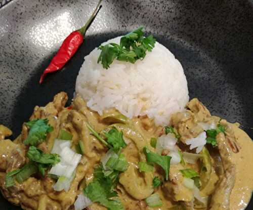 Curry de bœuf Thaï, Curry de bœuf Thaï au Tamarin