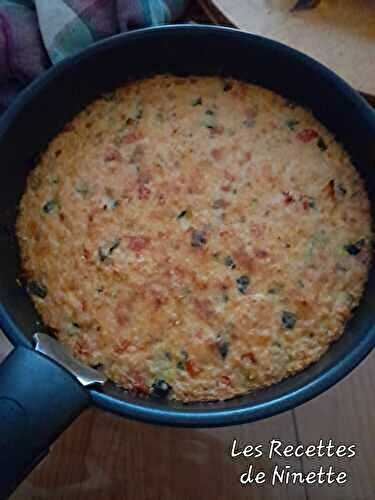 Gratin de quinoa aux courgettes, poivrons et chorizo 