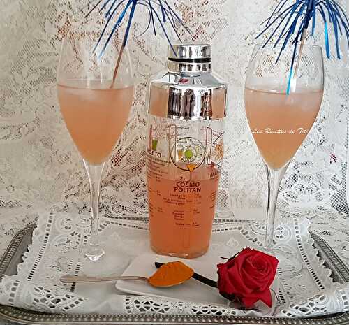 Cocktail sans alcool pastèque et gingembre