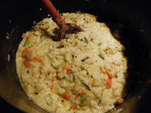 Noix de St Jacques aux légumes et riz au Cookeo