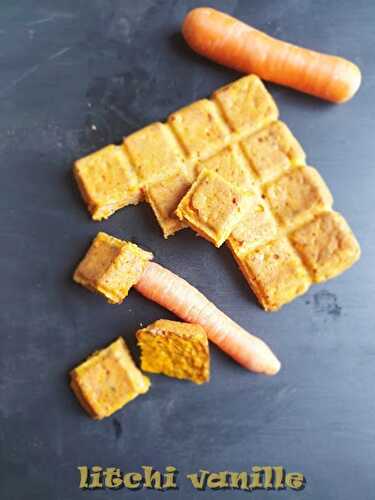 Brownie moelleux à la carotte sans lactose et moelleux