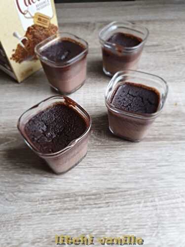 Petits pots de crème lait chocolat (Multi Délices express)