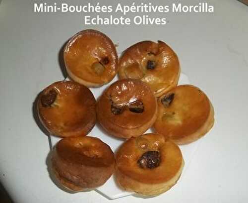 Mini-Bouchées Apéritives Morcilla Echalote Olives