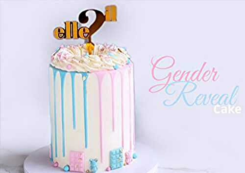 Gâteau Gender Reveal Cake