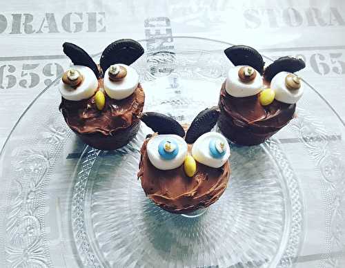 Cupcakes hiboux au Cake Factory