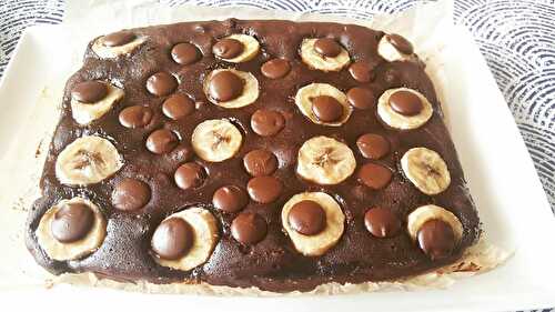 Brownie chocolat banane au Cake Factory