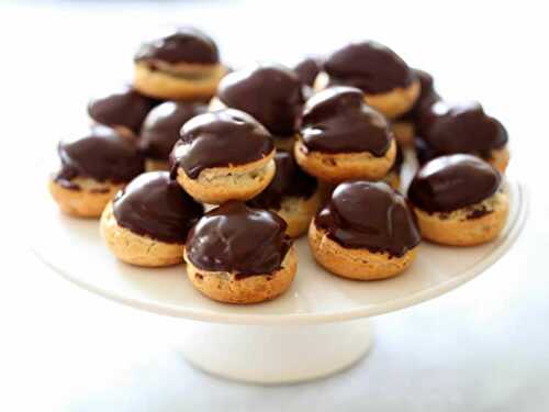 Choux à la crème chocolat - biscuit fondant au chocolat pour votre goûter