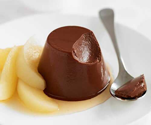Panna cotta au chocolat facile - un dessert délicieux.