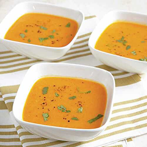 Recette soupe carotte et gingembre ww - un diner pour 4 SP.
