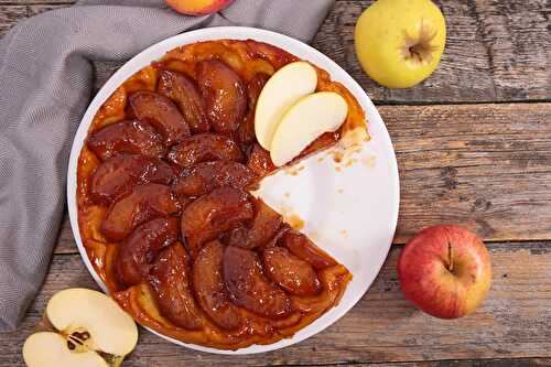 Tarte tatin aux pommes caramélisées - pour votre dessert.