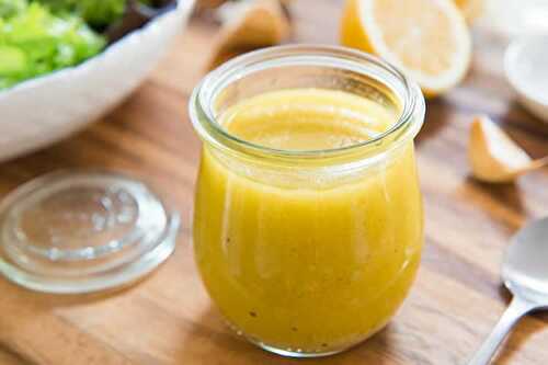 Vinaigrette citron au thermomix - pour accompagner toutes vos salades