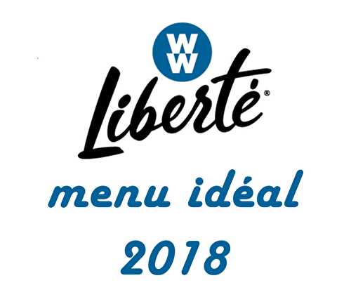 Weight Watchers Liberté 2018 - votre menu idéal de 20 points sp.