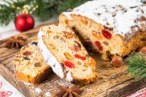 Cake de Noël aux fruits confits : gâteau savoureux et parfumé !