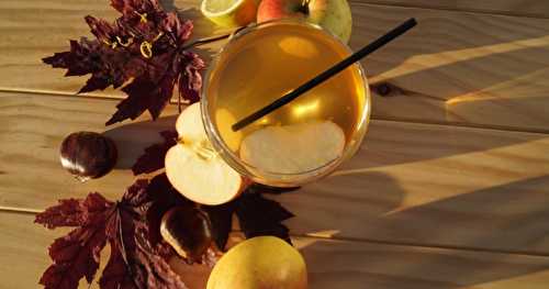 Cocktail d'automne pomme-châtaigne
