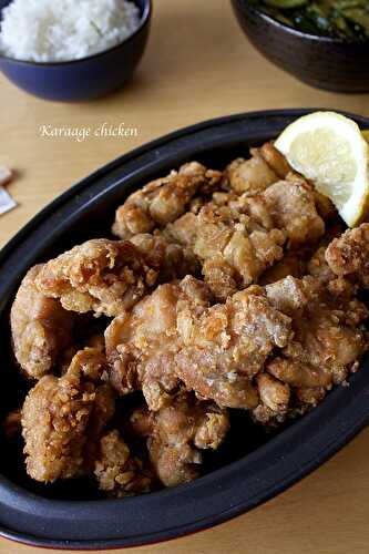 Poulet karaage, poulet frit à la japonaise