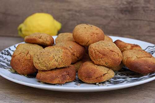 Biscuits lavande et citron (IG bas)