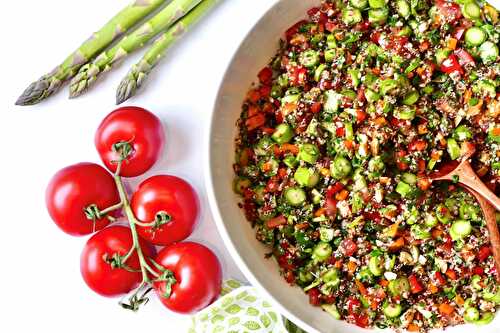 Salade d’asperge  et de quinoa