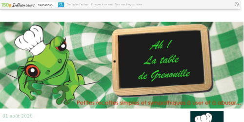 Ah! La table de Grenouille