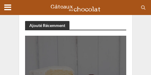 Gâteaux au chocolat