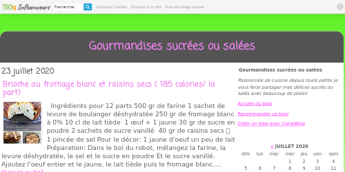 Gourmandises sucrées ou salées