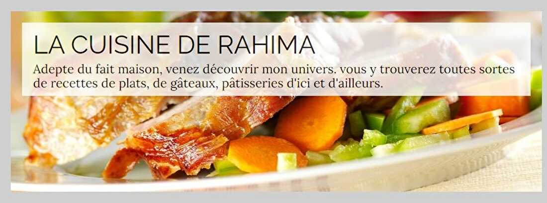 LA CUISINE DE RAHIMA