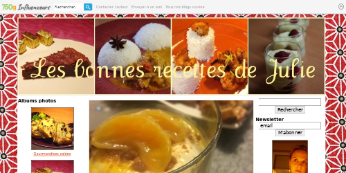 Les bonnes recettes de Julie