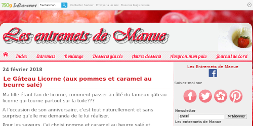 Les entremets de Manue