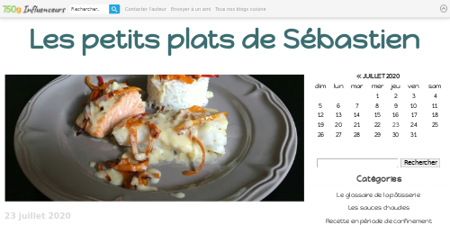 Les petits plats de Sébastien