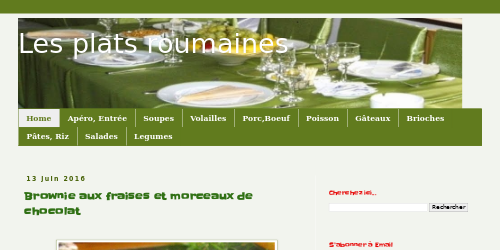 Les plats roumaines