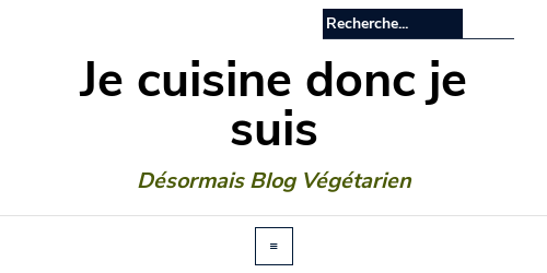 Je cuisine donc je suis